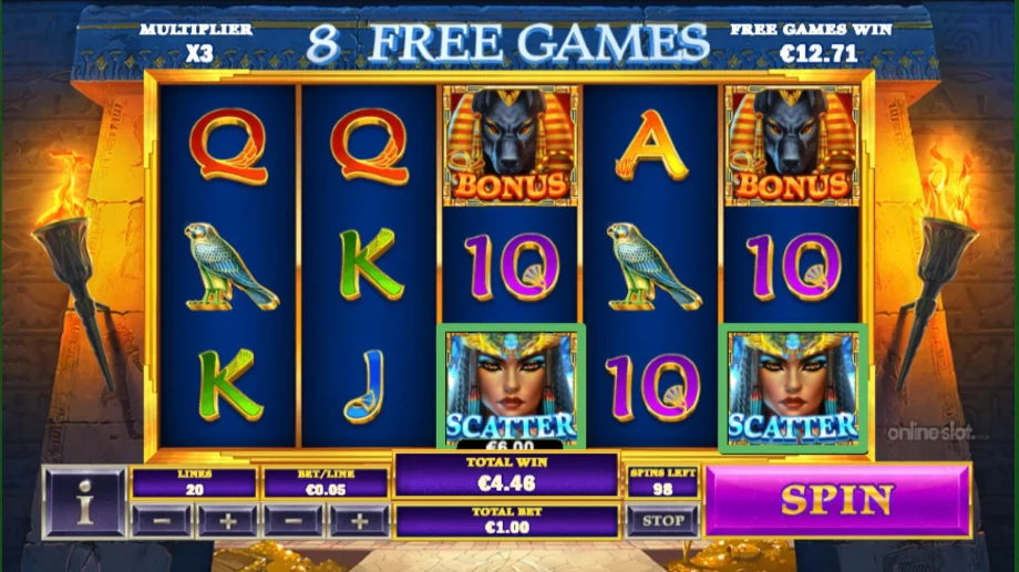 age of egypt slot free spins