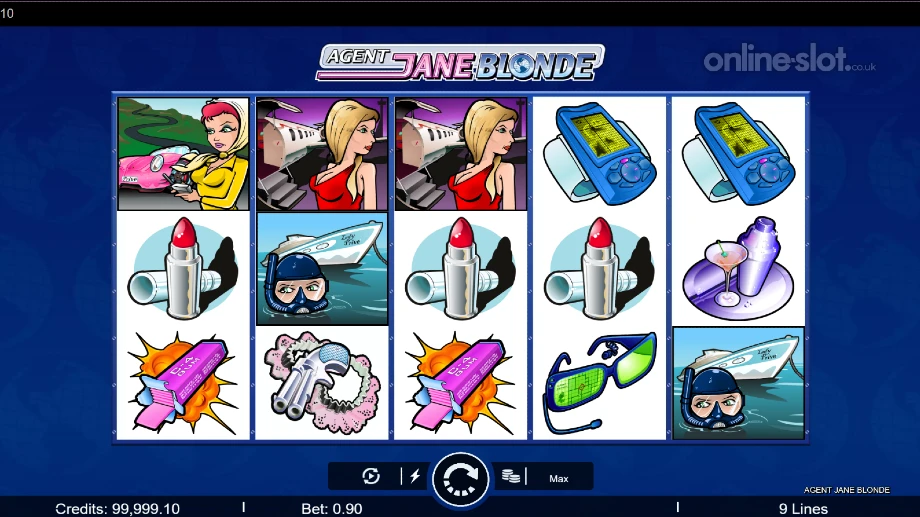 agent jane blonde slot base game