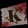 bloody murder letter k symbol