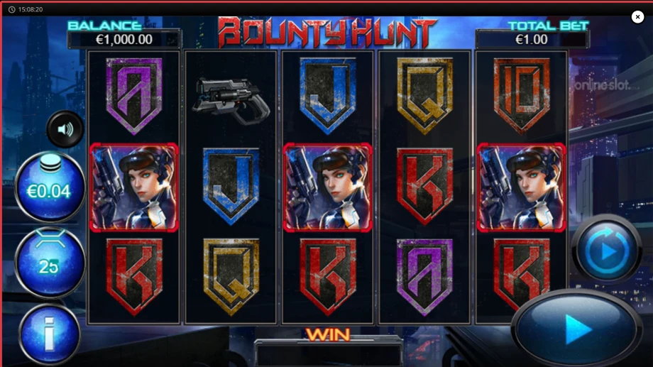 bounty hunt slot base game