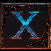 divina commedia i nove cerchi letter x symbol