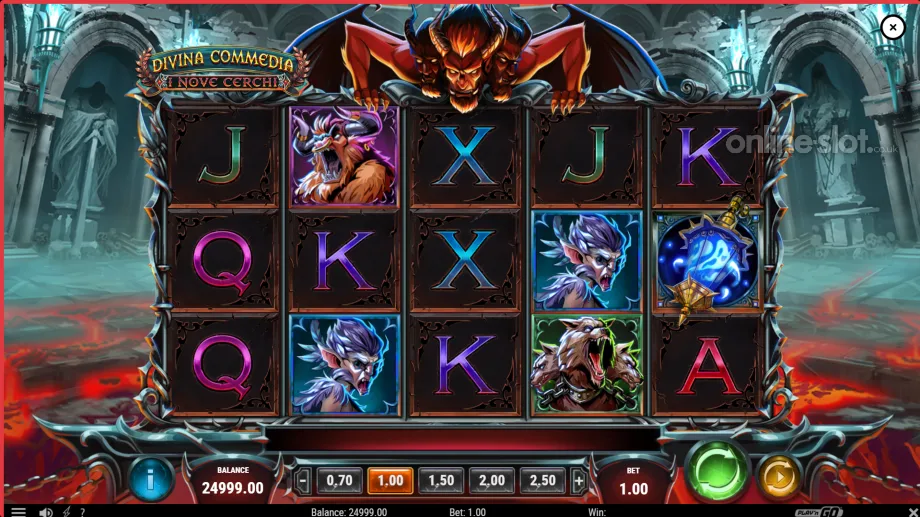 divina commedia i nove cerchi slot base game