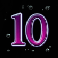 dolphins pearl deluxe 10 number ten symbol