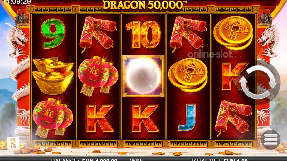 dragon 50000 slot base game