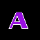 flash cash letter a symbol