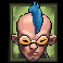 franks diner mohawk punk with glasses symbol