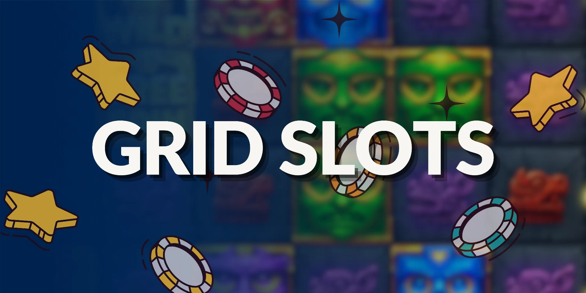 grid slots banner background