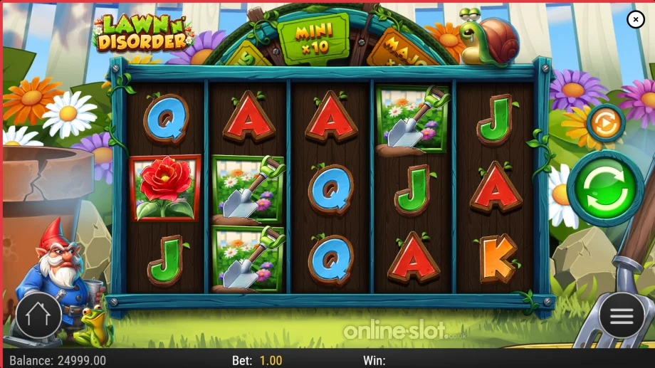 lawn n disorder slot base game