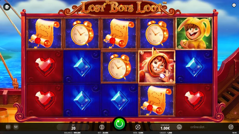 lost boys loot slot base game