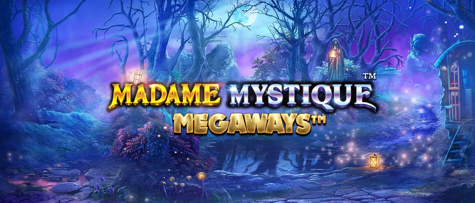 madame mystique megaways slot banner