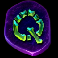 pink elephants trinity letter q symbol