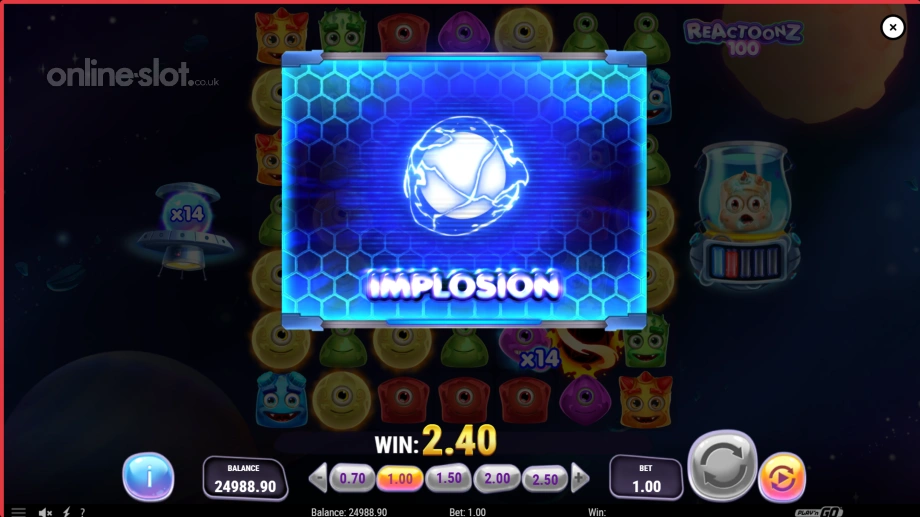 reactoonz 100 slot implosion