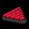 ronnie o sullivan sporting legends racked snooker balls symbol