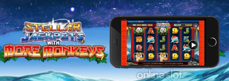 stellar jackpots with more monkeys mobile slot
