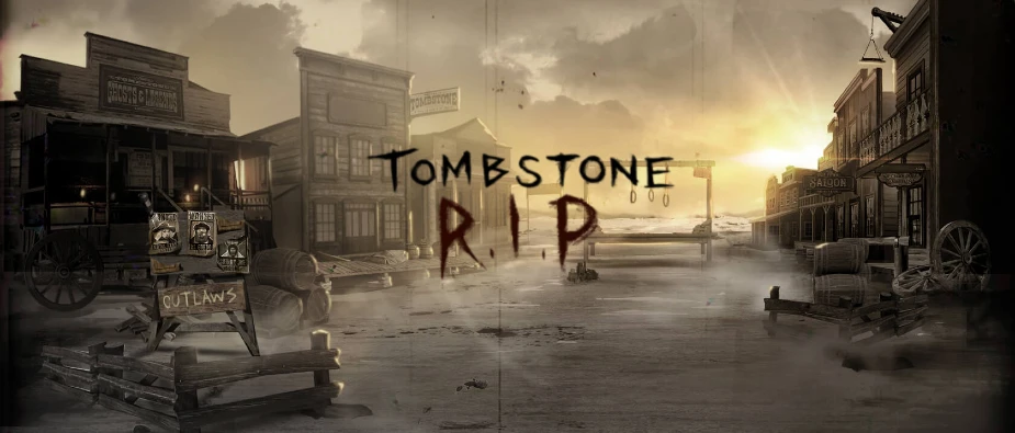 tombstone rip slot banner