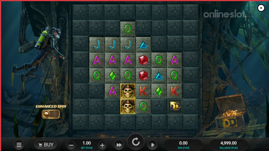 treasure tumble dream drop slot base game