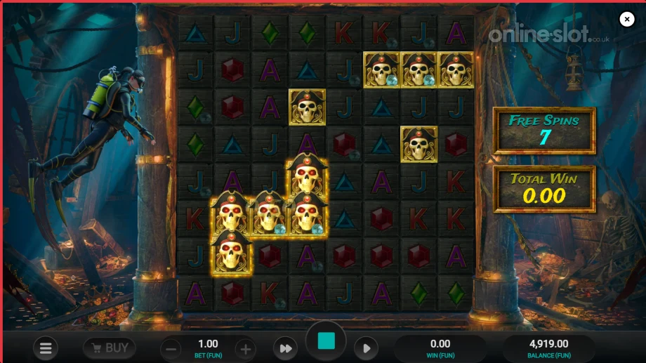 treasure tumble dream drop slot free spins