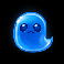 tricky treats blue ghost symbol