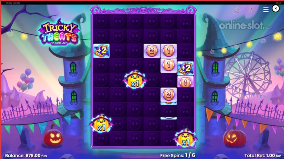 tricky treats slot free spins