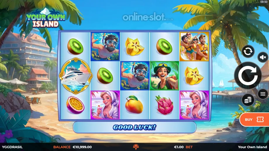 your own island slot base game