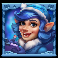 10 santas reindeers blue elf symbol