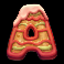 10 santas reindeers letter a symbol