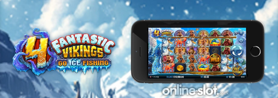 4 fantastic vikings go ice fishing mobile slot