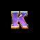 9k yeti gold dream drop letter k symbol