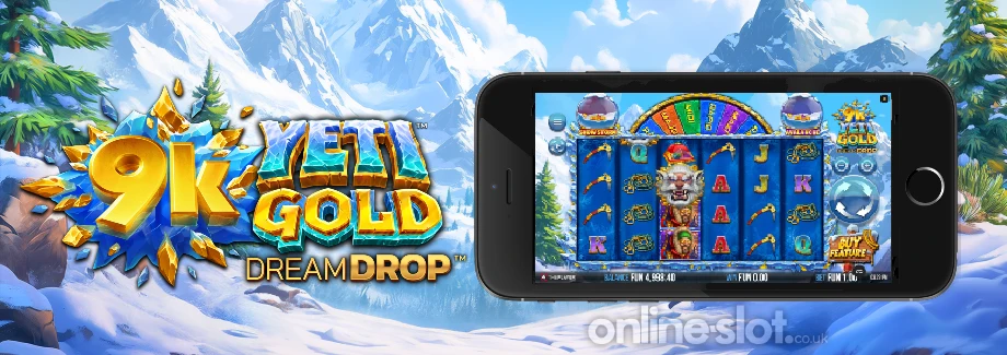 9k yeti gold dream drop mobile slot