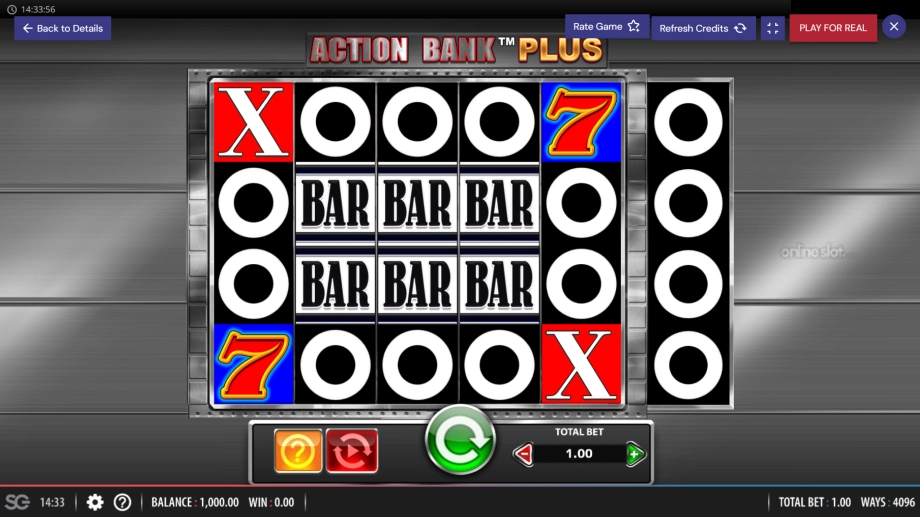 action bank plus slot base game
