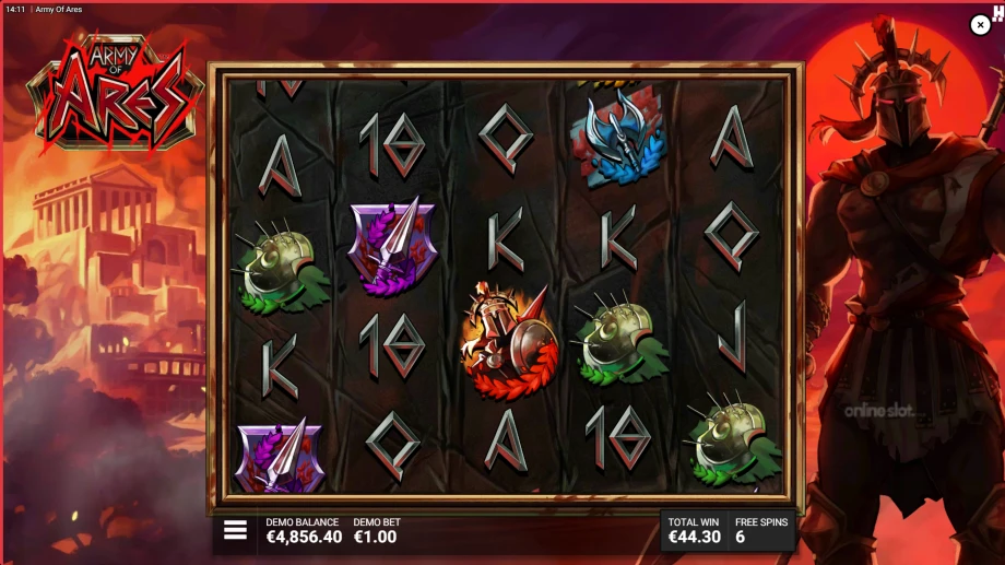 army of ares slot free spins