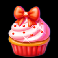 big sugar bonanza xmas pink cupcake symbol