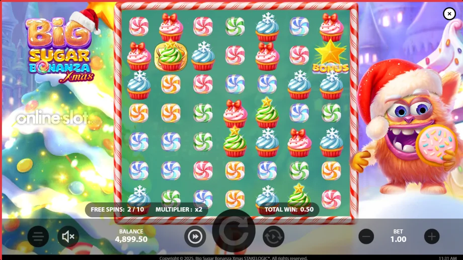 big sugar bonanza xmas slot free spins
