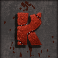 bizarre letter k symbol