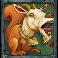 bizarre squirrel goat symbol