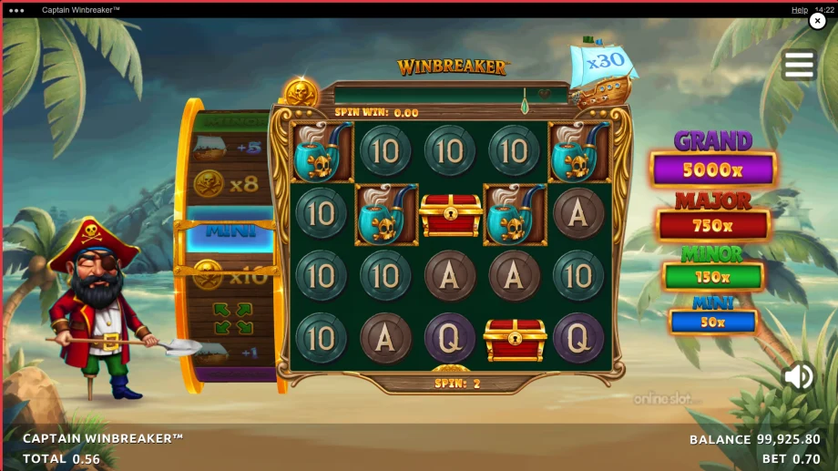 captain winbreaker slot free spins