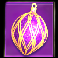 christmas megapots purple ornament symbol