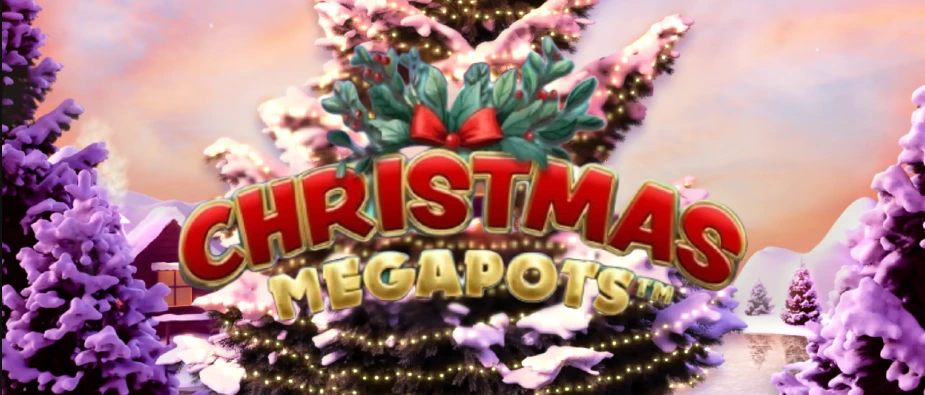 christmas megapots slot promo banner