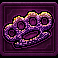 deadly gangster style knuckleduster symbol