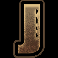 deadly gangster style letter j symbol