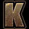 deadly gangster style letter k symbol