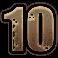deadly gangster style number ten symbol