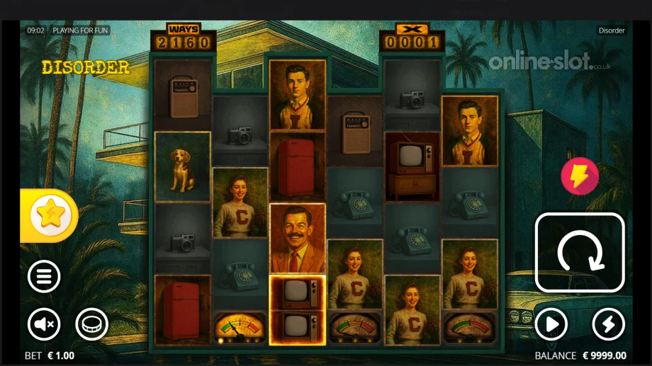 disorder slot base game