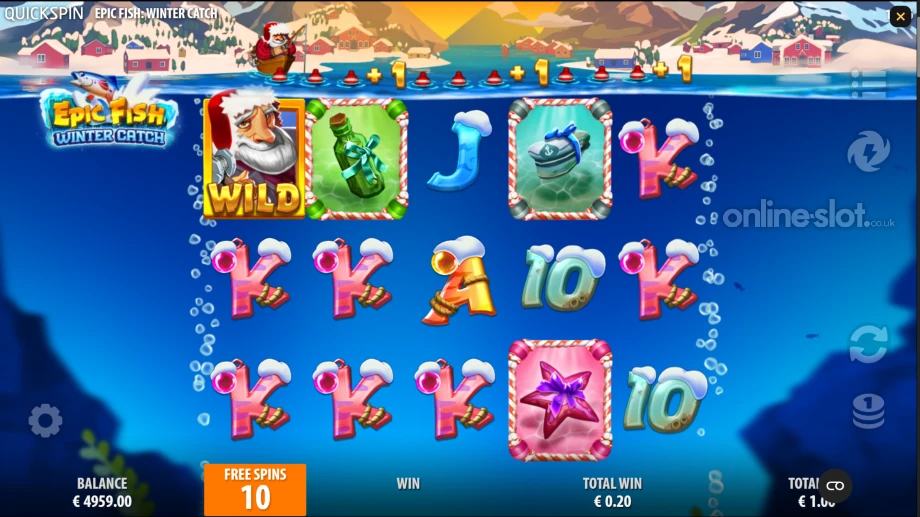 epic fish winter catch slot free spins