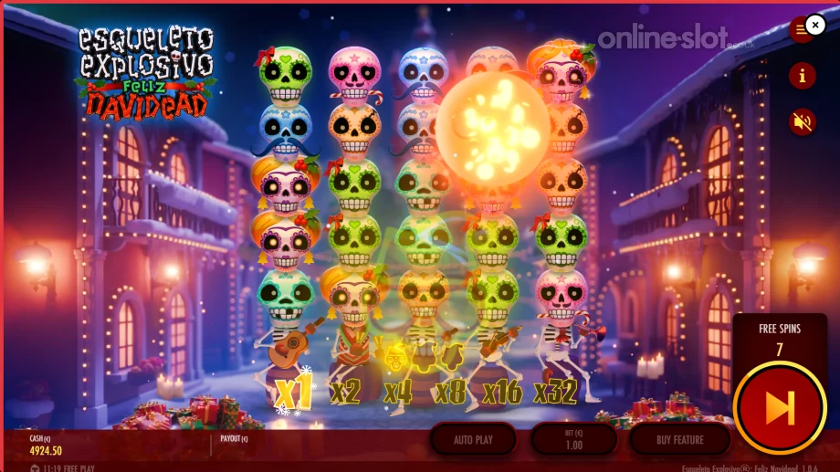 esqueleto explosivo feliz navidead slot free spins
