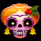 esqueleto explosivo feliz navidead turban skull symbol