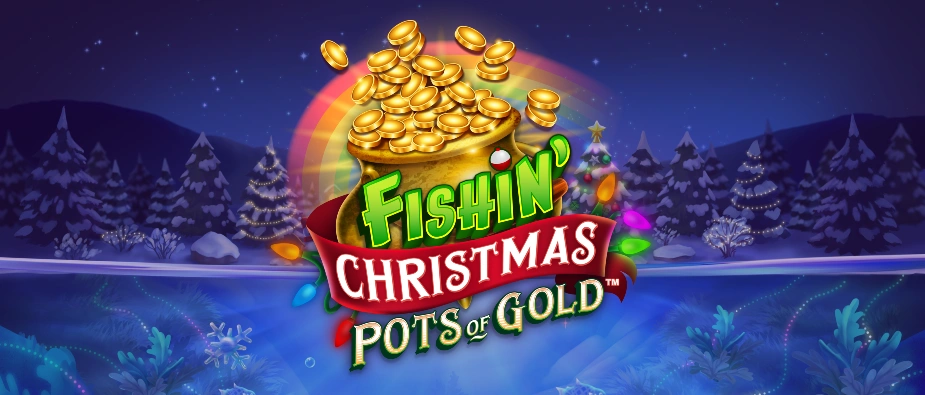 fishin chrismtas pots of gold slot promo banner