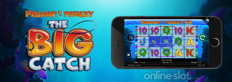 fishin frenzy the big catch mobile slot