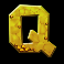 gold rush letter q symbol