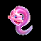 happy nets pink fish symbol